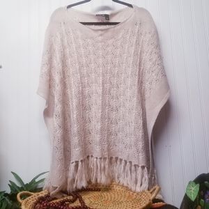 Allen B. Crocheted BOHO Poncho